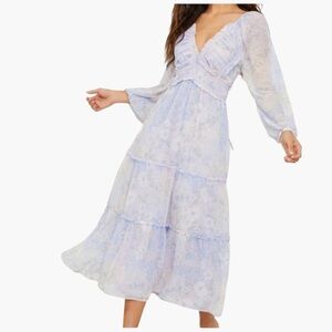 Altar'd State Billy Floral Long Sleeve Maxi Dress